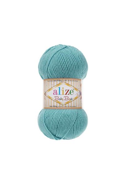 Alize 5 τεμάχια Baby Best 164 Azur 10% Bamboo - 90% Acrylic (αντιπηκτικό ακρυλικό) / 100 Gr - 240 M