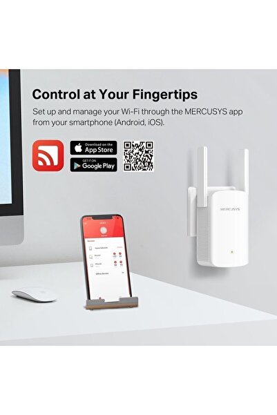Mercusys ME60X, AX1500 Mbps, 1 Gigabit Bağlantı Noktası ve 2 Harici Anten