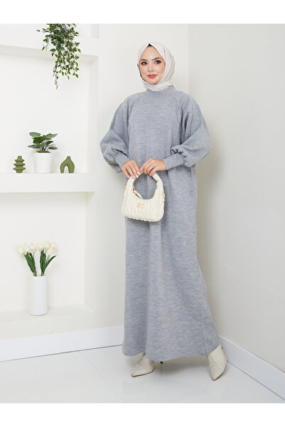 Kirazgym Γυναικείο φόρεμα πλεκτό με μπαλόνι