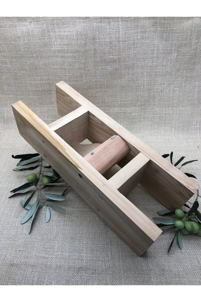 OBİDEV Wooden Easy-to-Use Home Type Olive Crushing Machine