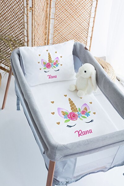 Lilabio %100 Pamuk Isme Özel 70x110 Park Yatak Nevresim Takımı