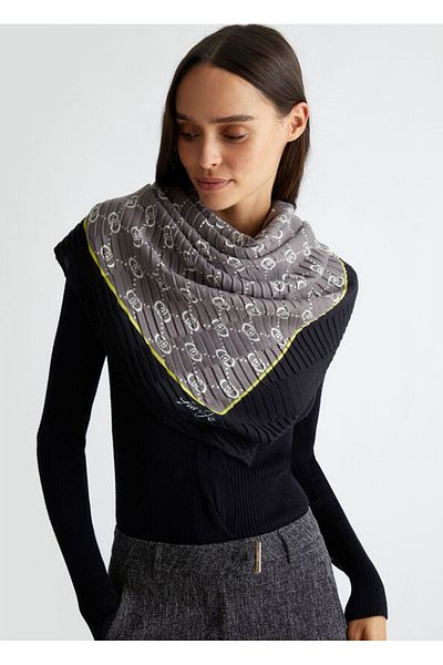 Liu Jo Women's Pleated Scarf - Monogrammed, 22222 Model 2f4088t0300