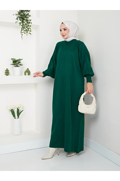 Kirazgym Γυναικείο φόρεμα πλεκτό με μπαλόνι