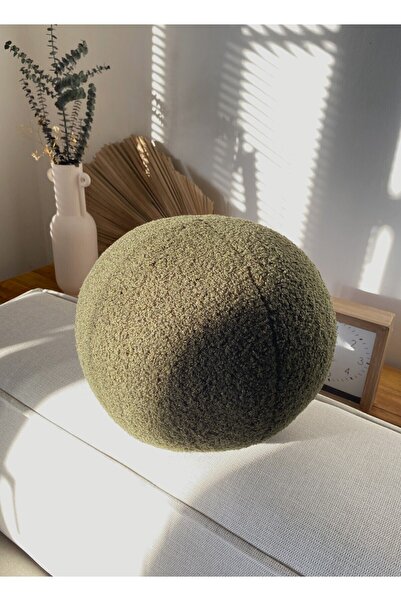 sevaradekor Teddy Ball Perna Kaki Green Color Ball Perna