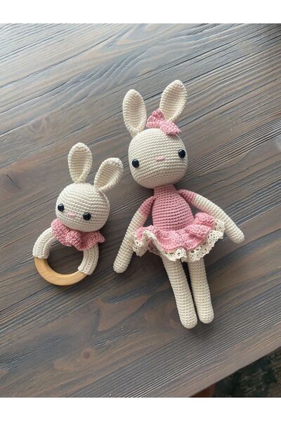 Pembe Tavşan 2 li set