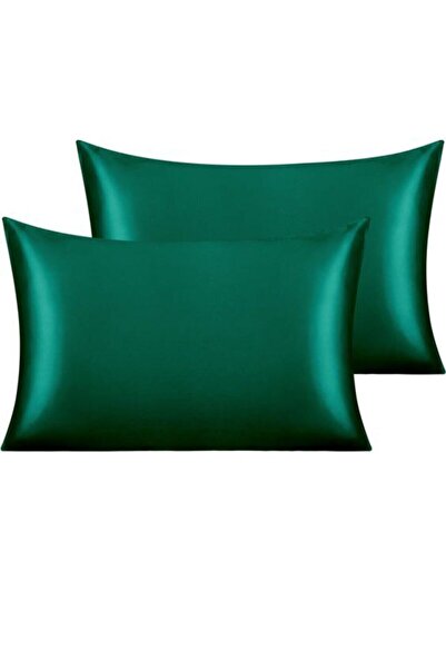 pistore Μαξιλαροθήκη Emerald Green Silk Satin 50 X 70 2 τεμαχίων (Πράσινη)