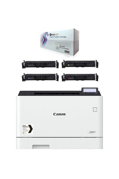 Canon I-sensys Lbp673cdw -tam Dolu Muadil Tonerli Renkli Ofis Yazıcıları