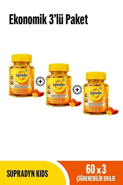 Supradyn Kids 60X3 Economic 3 Pack