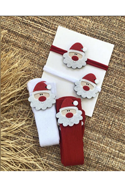 Kokosh kidss طقم جوارب وباندانا لعيد الميلاد للفتيات (يرجى اختيار اللون)