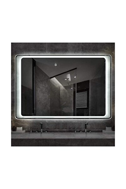 GLOBAL LED MIRROR 80x120 Cm Kumlamalı Ledli Ayna Duvar Salon Banyo Wc Ofis Ya...