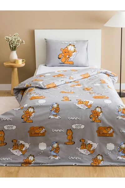 LC Waikiki LCW HOME Garfield Baskılı Çocuk Nevresim Seti
