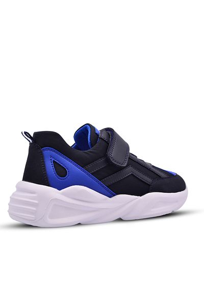 kids A more Navy Blue Boys' Sports Shoes - Alben Velcro and Elastic