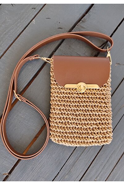 ÖZLEM HANDMADE El Örgüsü Telefon Çantası