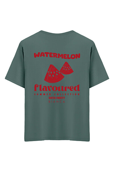 Mounte Bianca Unisex lubenica - Oversize kroj T-shirt