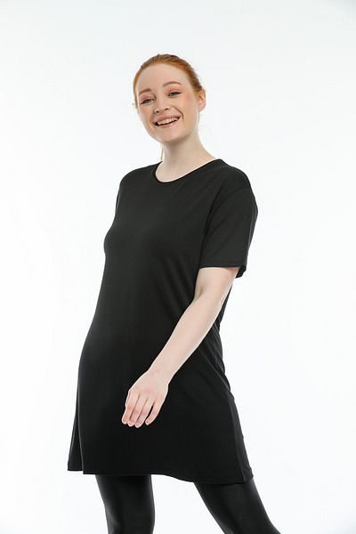 YCG GİYİM Women's Black Tunic