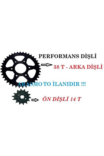 Genel Markalar Pulsar Ns 200-rs 200 Ön Arka Performans Uyumlu Dişli Takımı (3...