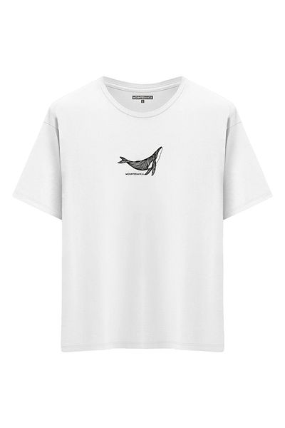 Mounte Bianca Unisex Whale - Μπλουζάκι Oversize