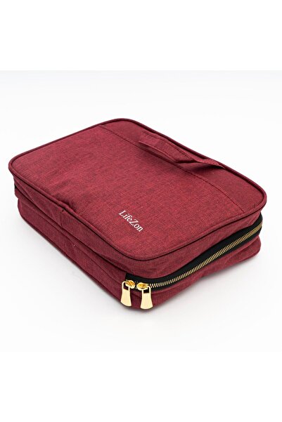 LifeZon حقيبة مكياج حقيبة مكياج حقيبة مستحضرات التجميل منظم حقيبة الحمام بورج...