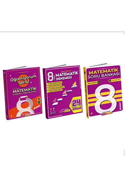 Matsev Yayıncılık 24'lü Deneme 8. Sınıf Matematik Soru Bankası & Öğreniyorum ...