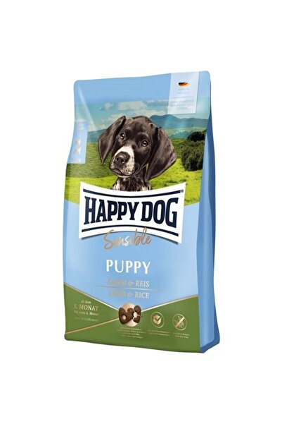 Happy Dog Kuzulu Ve Pirinçli Hassas Yavru Köpek Kuru Maması 4 Kg