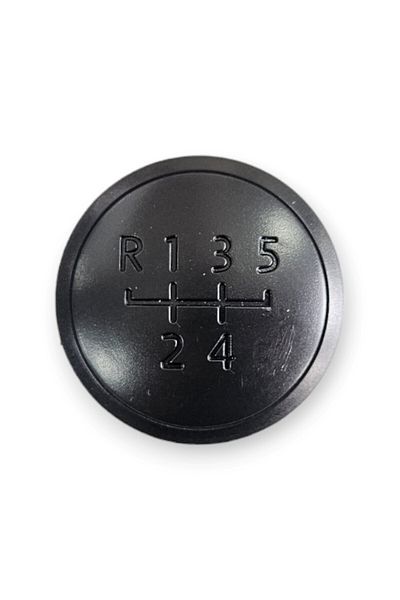 Vass41 Vw Transporter T5 2004-2010 Black Knob Plate - 5 Gear 7H 0711144 B