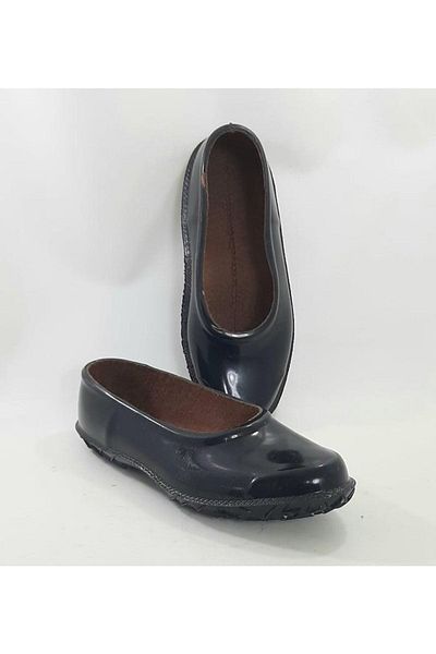 ARISAN Galoshes Black Lined Soft Mest Shoes