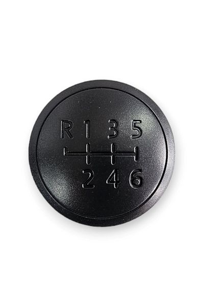 Vass41 Vw Transporter T5 2004-2010 Black Knob Plate - 6 Gear 7H 0711144 C