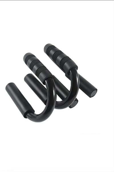 etikhome Un singur mărime Suport Push Up Negru Instrument profesional de Flotări Negru