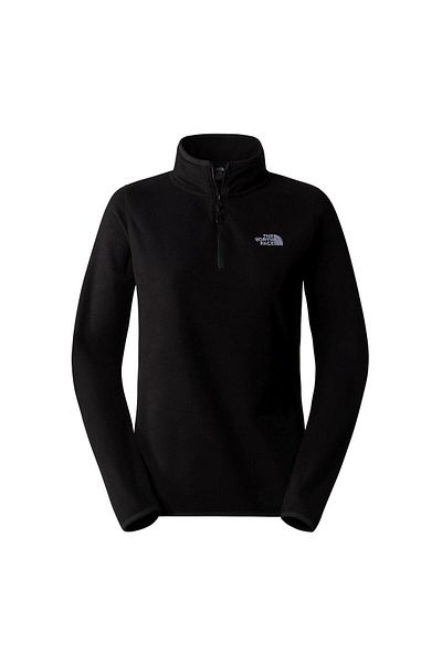 THE NORTH FACE Γυναικεία παπούτσια GLACIER W 100 Fleece - Μισό φερμουάρ, Μαύρο-L