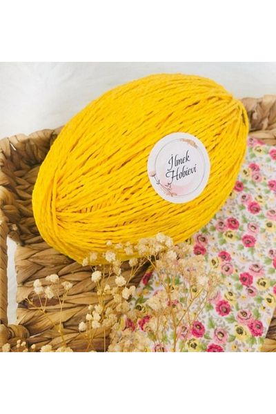 ilmekhobievi 100g Yellow Paper String (Fantasy) - 100% Paper