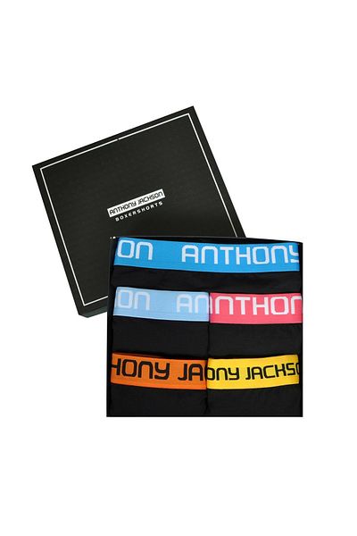 ANTHONY JACKSON Ανδρικά Modal Boxers Premium 5 τεμαχίων - Lycra Denver