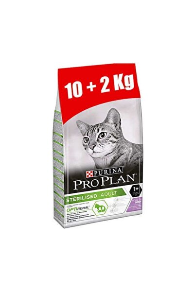 Pro Plan Pro Plan Sterilised Kısırlaştırılmış Hindi Kedi Maması 10+2 Kg