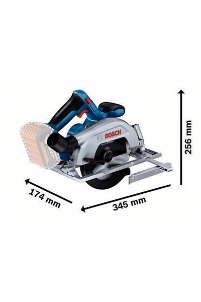Bosch Gks 185 Lı Akülü Daire Testere (SOLO) (AKÜ VE ŞARJ CİHAZI DAHİL DEĞİLDİR)