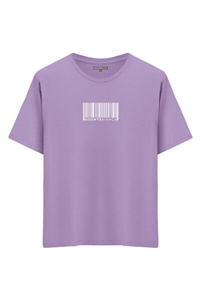 Mounte Bianca Unisex barkod - Oversize kroj T-shirt