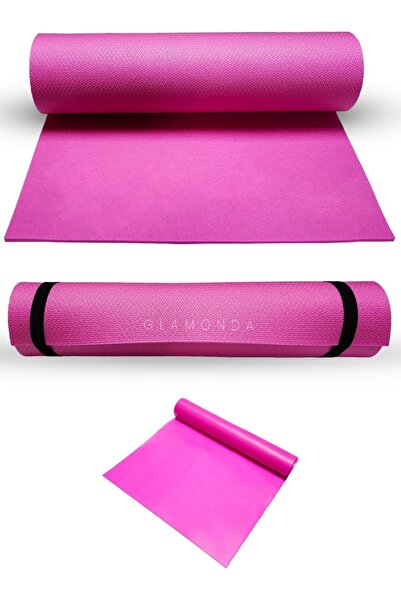 Glamonda Pilates Yoga Matı  Egzersiz Direnç Lastiği Seti Minder ve Lastik Seti