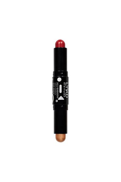lykd Juicy Peach Blushiight Cheek Stick - Double Sided, Blush Peach and Pink Tone