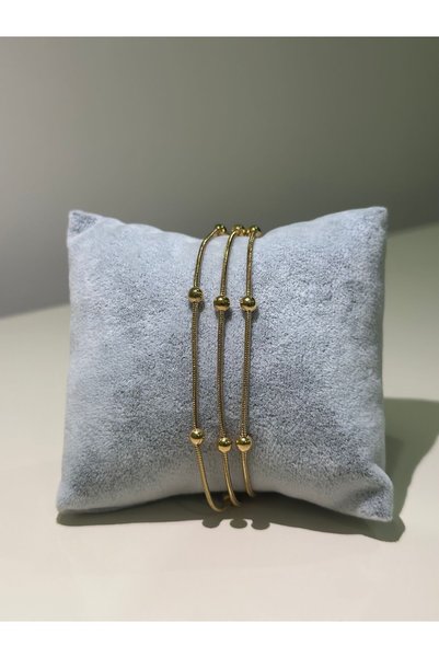 Aksesuar Dorica Triple - Stainless Thick Chain and Non-Tarnish Steel Bracelet
