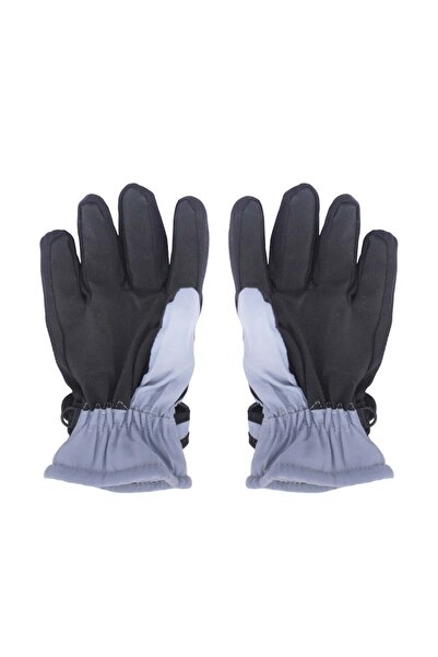 bebegen Boy Gray Black Snow Gloves 4-8 Years
