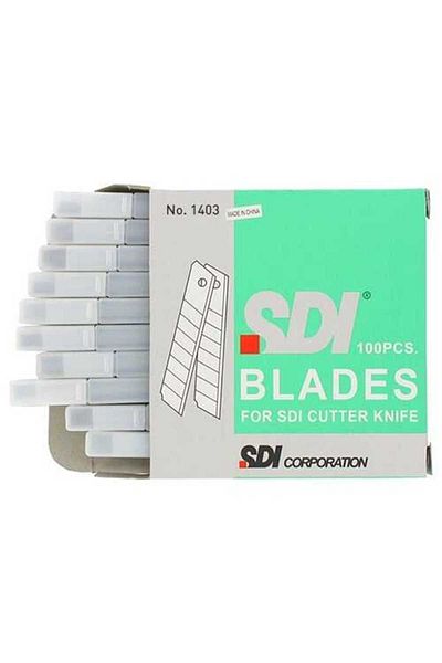Sdi Narrow Utility Knife Refill 100 Pack