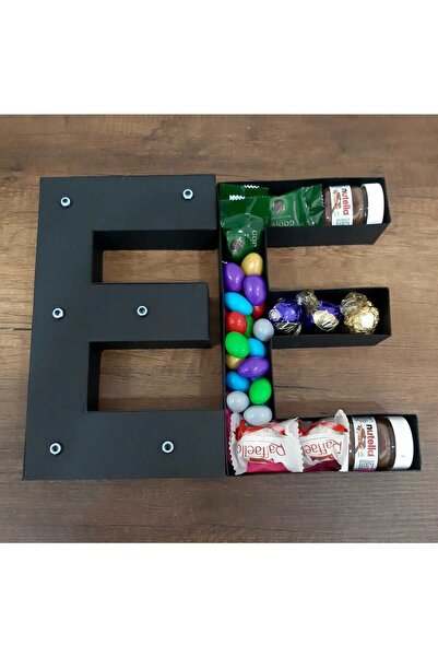 LADİJİTAL BASKI ÇÖZÜMLERİ Harf Kutuda Çikolatalar& Drajeler Sevdiklerinize Özel 25 Cm