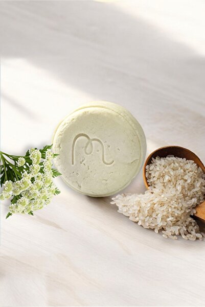 Nimba Home شامبو صلب من الأرز و اليارو 120 جرام - صناعة يدوية طبيعية 100%