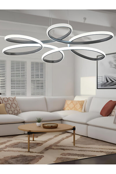 Buiva Modern Macan Sarkıt Led Avize Beyaz Işık Salon Mutfak Oturma Odası Antr...