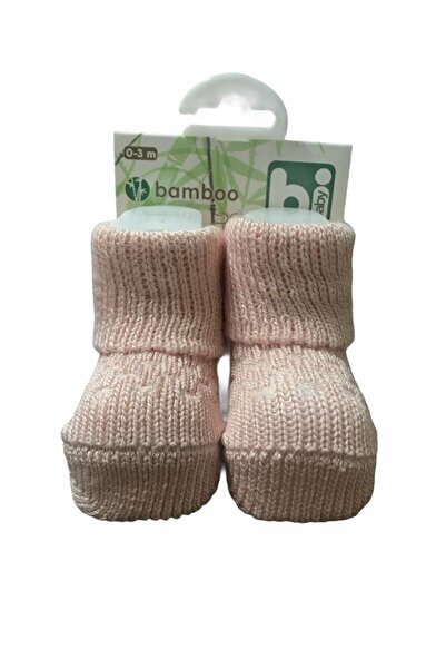 Bibaby Bibaby Bamboo Jacquard Baby Girl Soft Socks