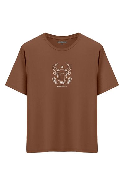 Mounte Bianca Μπλουζάκι Unisex Bull- Oversize