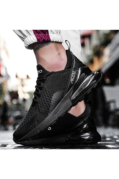 MAC MERO Black Air Mesh Sneaker - Casual Walking and Running Sneakers