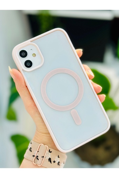 Go Aksesuar Iphone 11 (12 Görünümlü) Uyumlu MAGSAFE Özellikli Darbe Önleyici ...