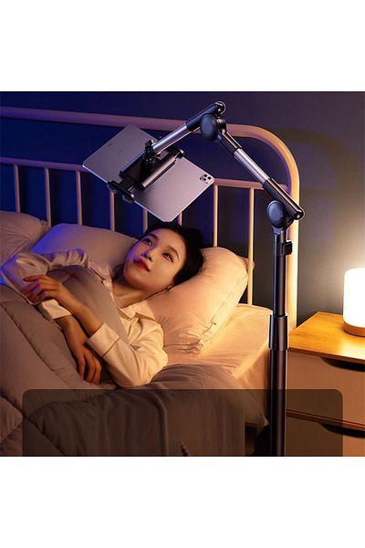 Coverzone Επαγγελματική βάση tablet Συμβατή με έως και 12,9 ίντσες - Ρυθμιζόμενο ύψος, περιστροφή 360 μοιρών, 140 cm LD057