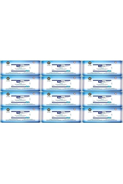 Bluewhite Yetişkin Hasta Vücut Temizleme Mendil-havlusu (12 Li Set) 50 Yaprak...