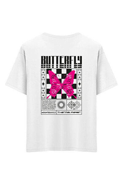 Mounte Bianca Unisex leptir - Oversize kroj T-shirt