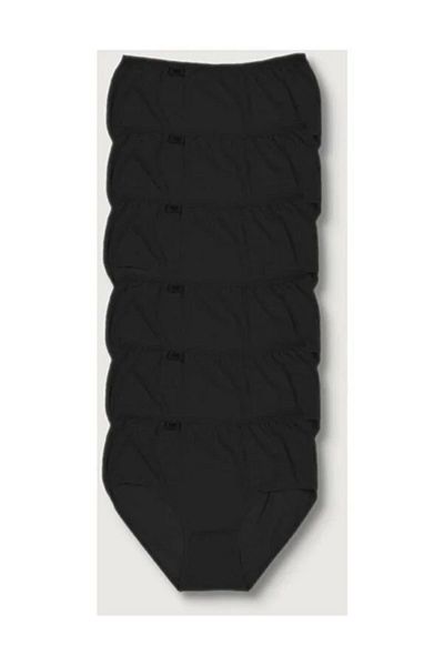 Momslab Μαύρο Lycra Πακέτο 6 εσώρουχα Bato - ELF568T0924CCM6